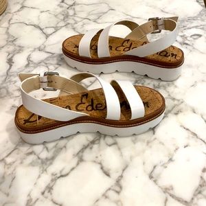Sam Edelman platform sandals.  Size 10